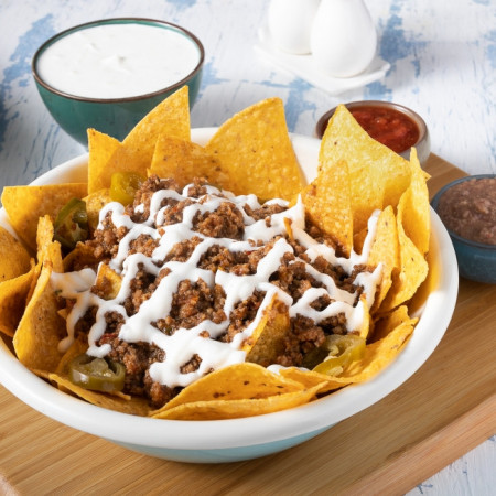 Carne Picada Nachos